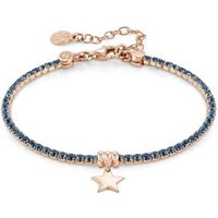 Nomination Rose Gold Chic Blue Crystal Star Bracelet
