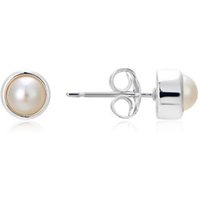 Argento June Birthstone Crystal Earrings - Silver