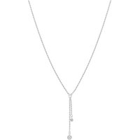 Argento Recycled Silver Entwined Crystal Necklace - Silver