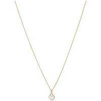 August Woods Gold Pearl Padlock Necklace - Gold