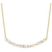 Nomination Colour Wave Gold Crystal Necklace - 46cm