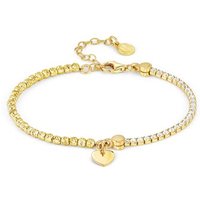 Nomination Gold Chic Crystal Heart Bracelet