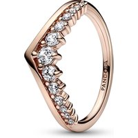 Pandora Rose Gold Timeless Wish Floating Crystal Ring - 50