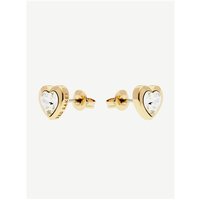 Ted Baker Gold Han Crystal Heart Earring - Gold