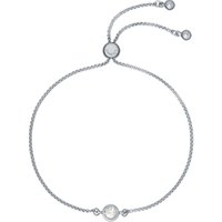Ted Baker Silver Crystal Pull Chain Bracelet - 20cm