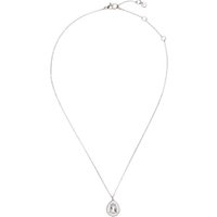 Kate Spade New York Silver Teardrop Halo Necklace - 41cm