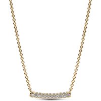 Pandora Timeless Crystal Single-row Bar Necklace