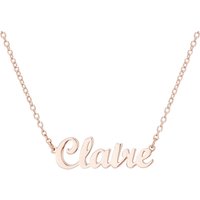Argento Name Necklace - Rose Gold