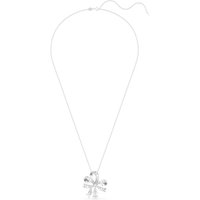 Swarovski Volta Silver Long Bow Necklace - 75cm