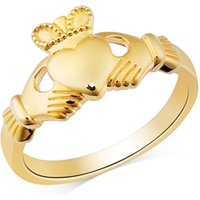 Argento Gold Claddagh Ring - 62
