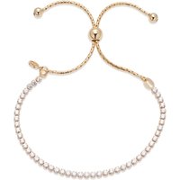 Argento Recycled Gold Crystal Pull Bracelet - Adjustable
