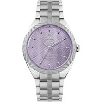 Vivienne Westwood Silver + Purple Mews Watch - Silver