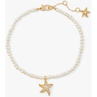 Kate Spade New York Gold Pearl Starfish Anklet - Gold