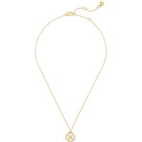 Kate Spade New York Gold Mother Of Pearl Flower Necklace - Gold
