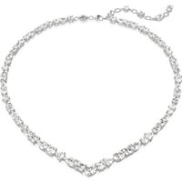 Swarovski Mesmara Mixed Cuts Rhodium Necklace - 45cm