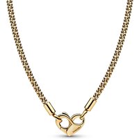 Pandora Moments Studded Chain Gold Necklace