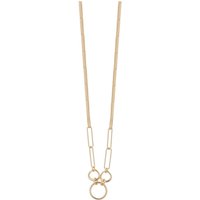 Argento Gold Circle Chain Necklace - Gold