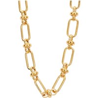August Woods Gold Figaro Ball Chain Necklace - Gold