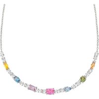 Nomination Multi Mixed Crystal Colour Wave Necklace