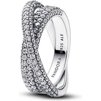 Pandora Timeless Pavé Crossover Dual Band Ring - 54