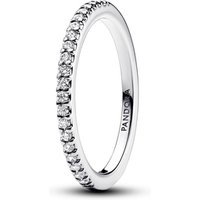 Pandora Silver Sparkling Band Ring - 60
