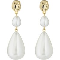 Ted Baker Inelies Gold Island Pearl Statement Drop Earrings - Gold
