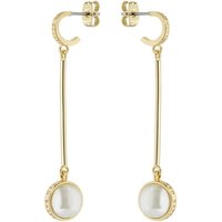 Ted Baker Perllie Gold Pearl Orbit Drop Earrings - Gold