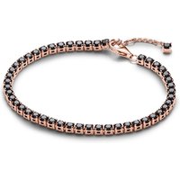 Pandora Rose-Gold Black Crystal Sparkling Tennis Bracelet