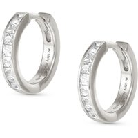 Nomination Carismatica White Crystal Hoop Earrings