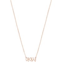 Argento Korean Language Necklace - Gold