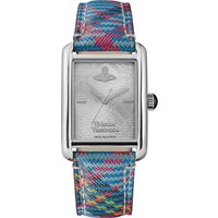 Vivienne Westwood Silver Shacklewell Tartan Strap Watch - Silver