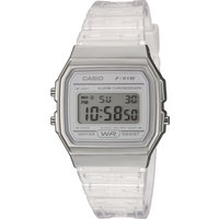 Casio Collection F-91WS-7EF Transparent Resin Strap Digital Watch