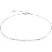 Coeur De Lion Silver Pale Pink Pearl Bead Necklace - Silver