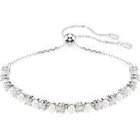 Swarovski Matrix Rhodium Plated Crystal Pearl Bracelet