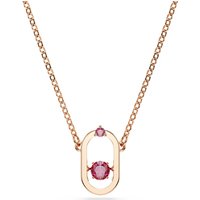 Swarovski Oval Rose Gold UNA Pendant Necklace