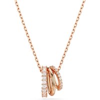 Swarovski Hyperbola Rose Gold Mixed Cuts Necklace