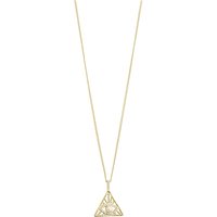 Pilgrim Gold Focus Eye Recycled Necklace - Gold