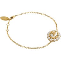 Vivienne Westwood Gold Amaya Halo Pearl Bracelet - Gold