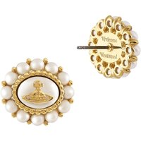 Vivienne Westwood Gold Amaya Halo Pearl Studs - Gold