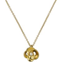 Ted Baker Gold Flora Pearl Flower Necklace