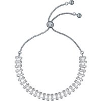 Ted Baker Silver Isabela Crystal Baguette Slider Bracelet - Silver