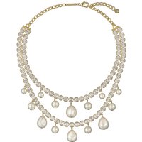 Ted Baker Gold Divinaa Pearl Crystal Statement Necklace - Gold