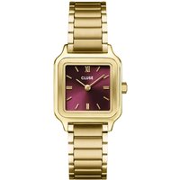 CLUSE Gold Petite Gracieuse Square Cherry Watch - Gold