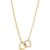 August Woods Gold Intertwined Circle Link Necklace - Gold