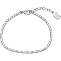August Woods Silver Crystal Tennis Bracelet - Silver