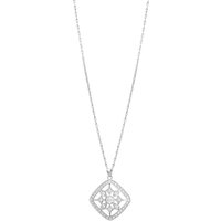 August Woods Silver Crystal Snowflake Pendant Necklace - Silver