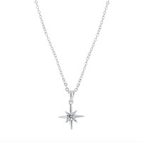 Argento Silver Midnight Star Crystal Necklace