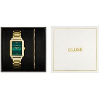 CLUSE Gold Fluette Green Bracelet Giftbox - Gold