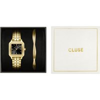 CLUSE Gold Petite Gracieuse Black Twist Bracelet Giftbox - Gold