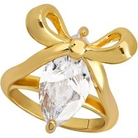 Amelia Scott Gold Amelia Bow Crystal Ring - 54